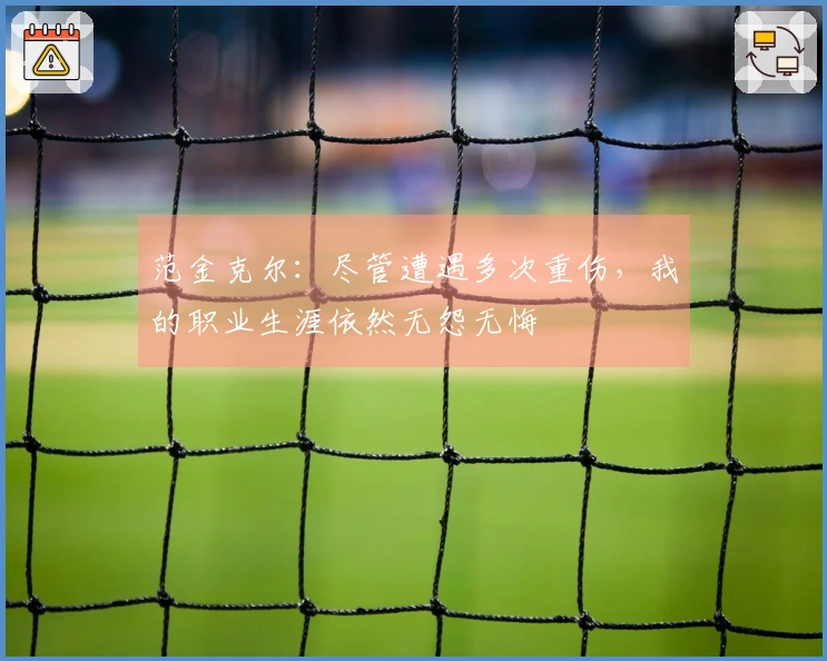 范金克尔：尽管遭遇多次重伤，我的职业生涯依然无怨无悔